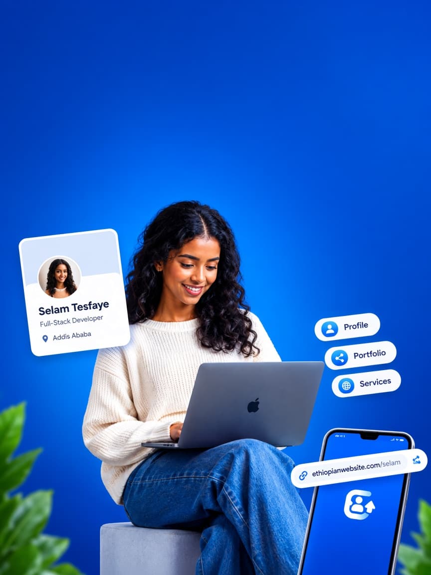 EthiopianWebsite — Eenyummaa digitaalaa kee hidhaa tokkotti. Al tokko qoodi, hunda agarsiisi.